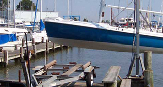 Selby Bay Sailing Center - Cart and Hoist